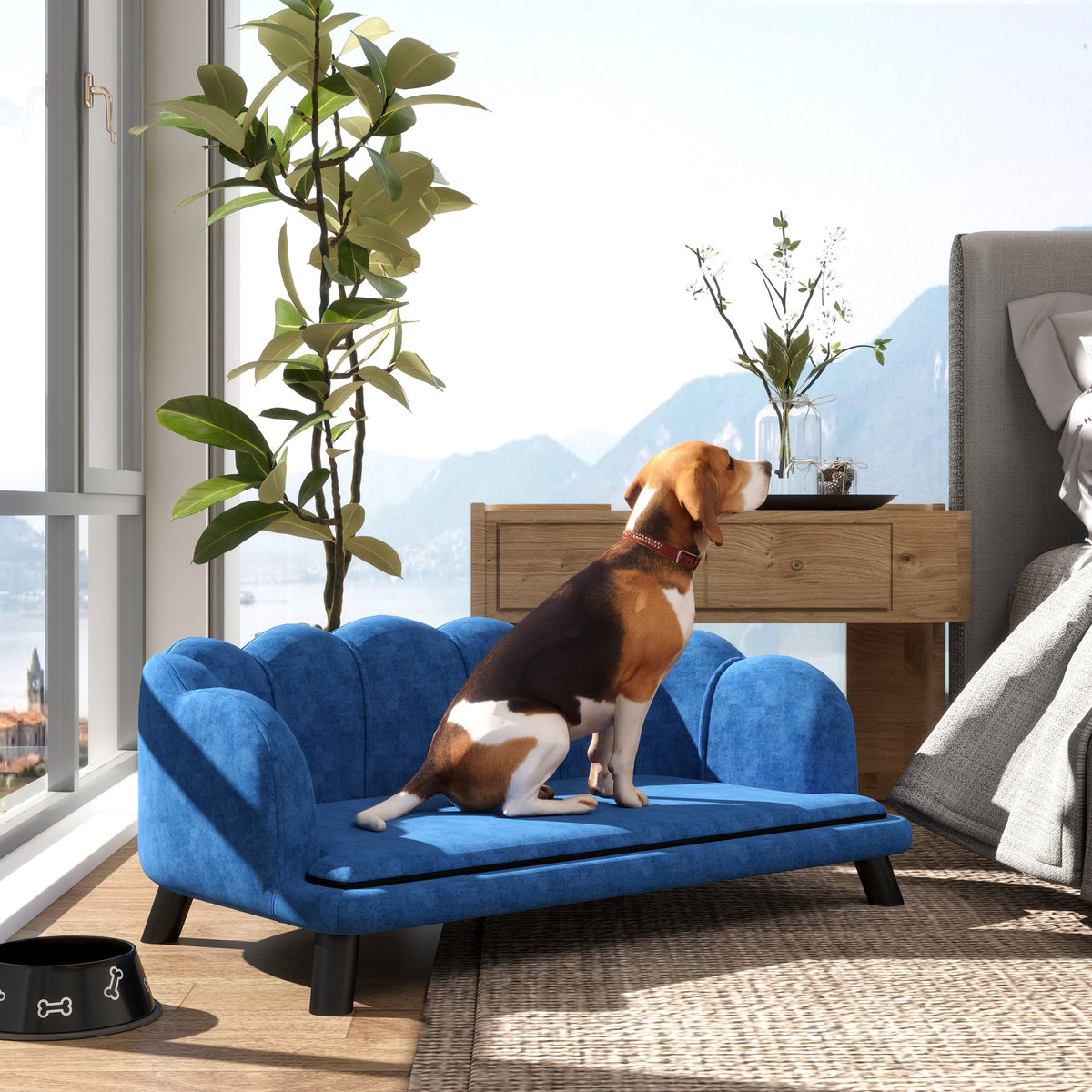 Pearl Design Pet Sofa Bed for Medium and Large Dogs