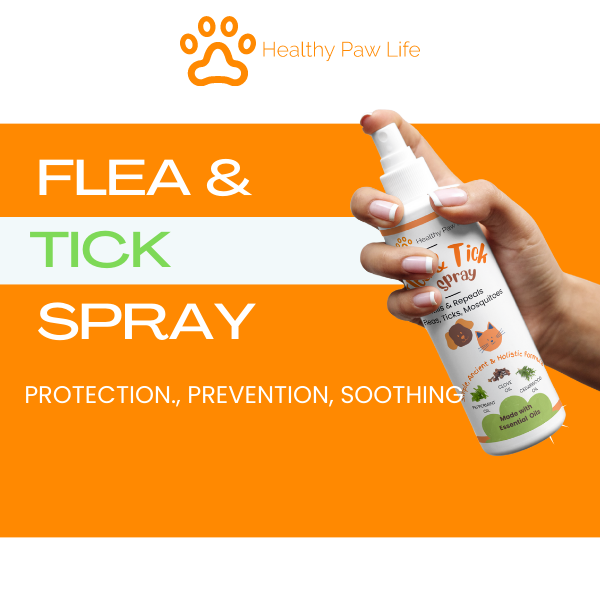 Flea & Tick Spray for Pets - Powered by Plant Based Natural