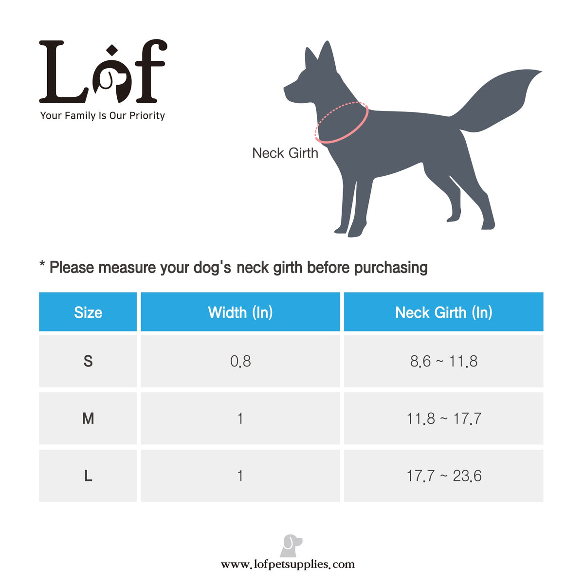Adjustable Webbing Dog Collar